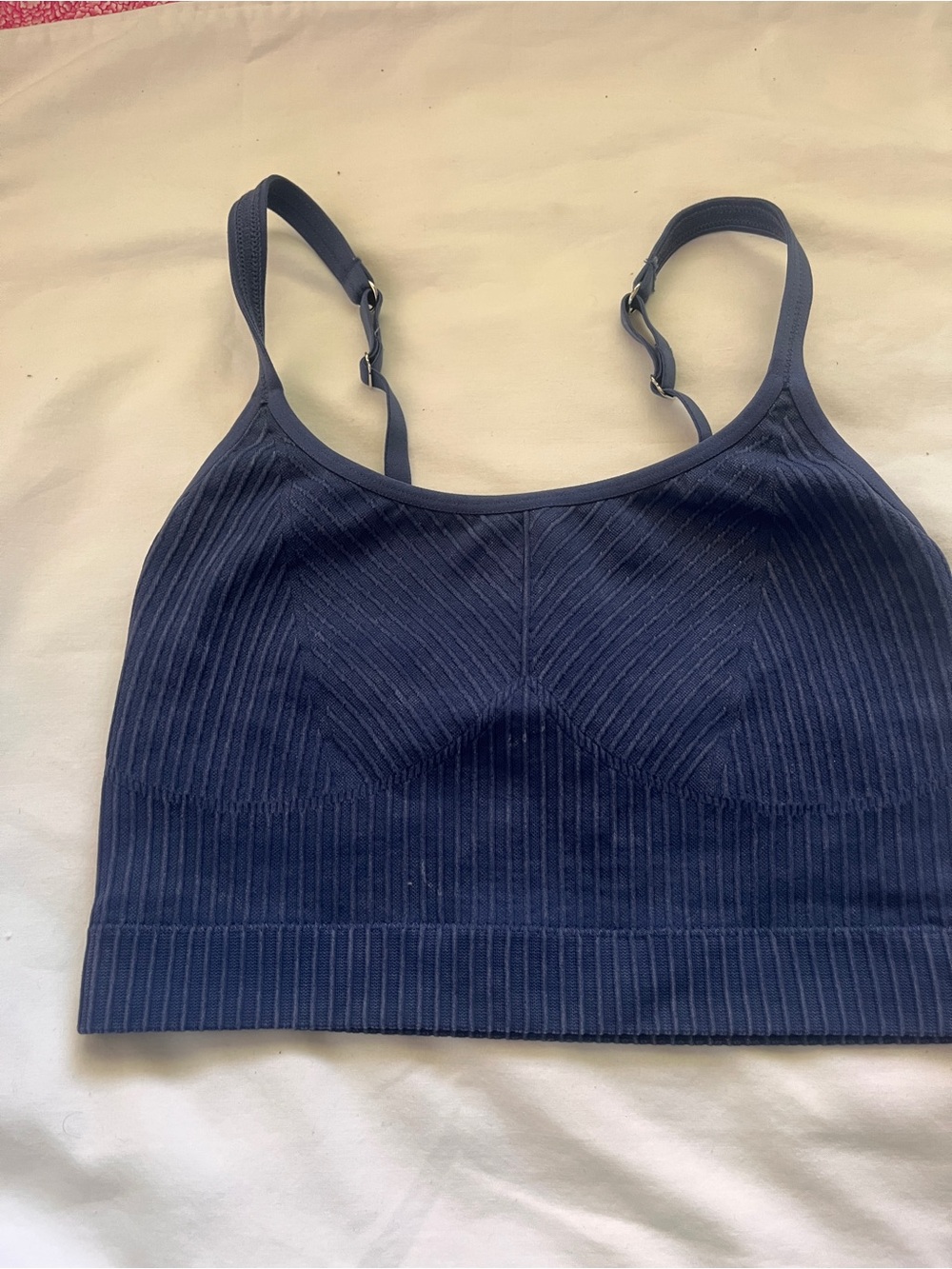aerie Ribbed Navy Seamless Bralette